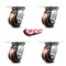Service Caster 4 Inch Heavy Duty High Temp Phenolic Caster Set with Roller Bearings, 4PK SCC-35S420-PHRHT-4 - alternate 5